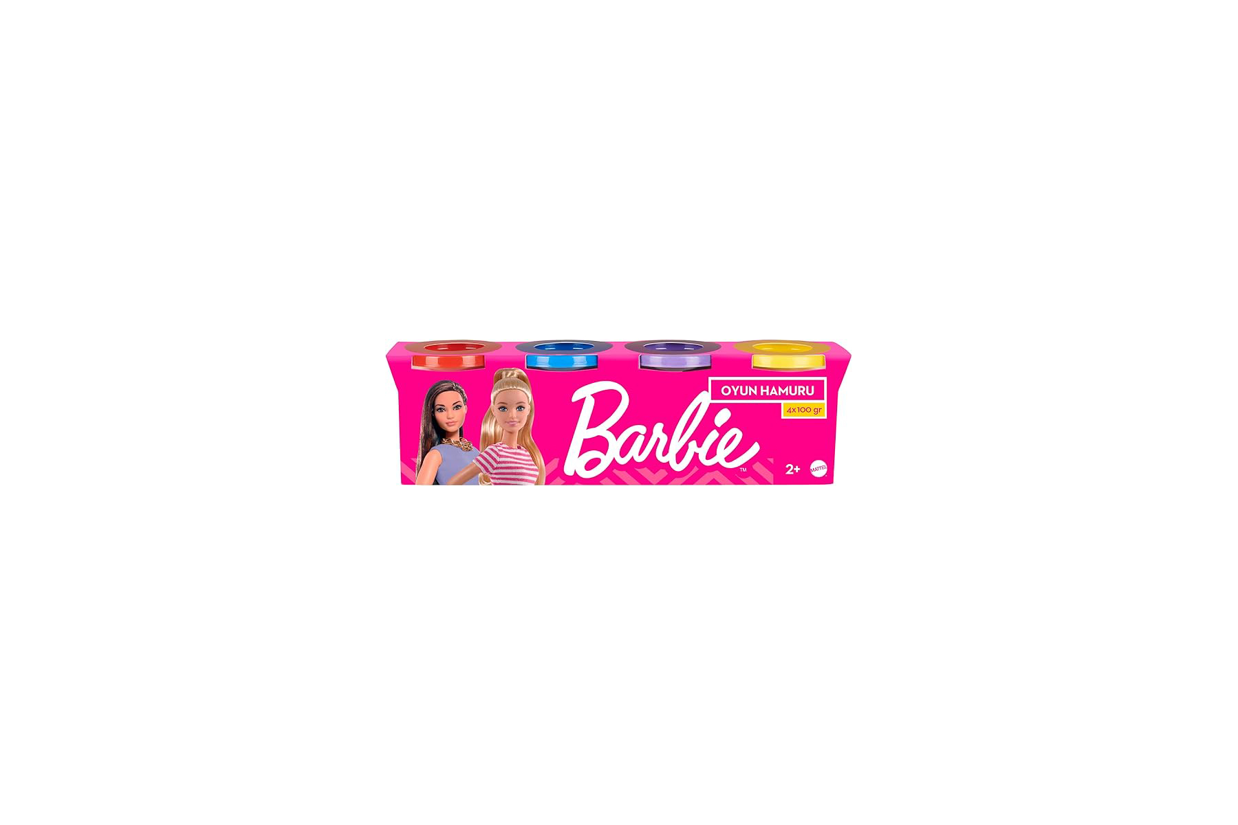 Barbie Oyun Hamuru 4'lü Paket - (4 x 100 gr)