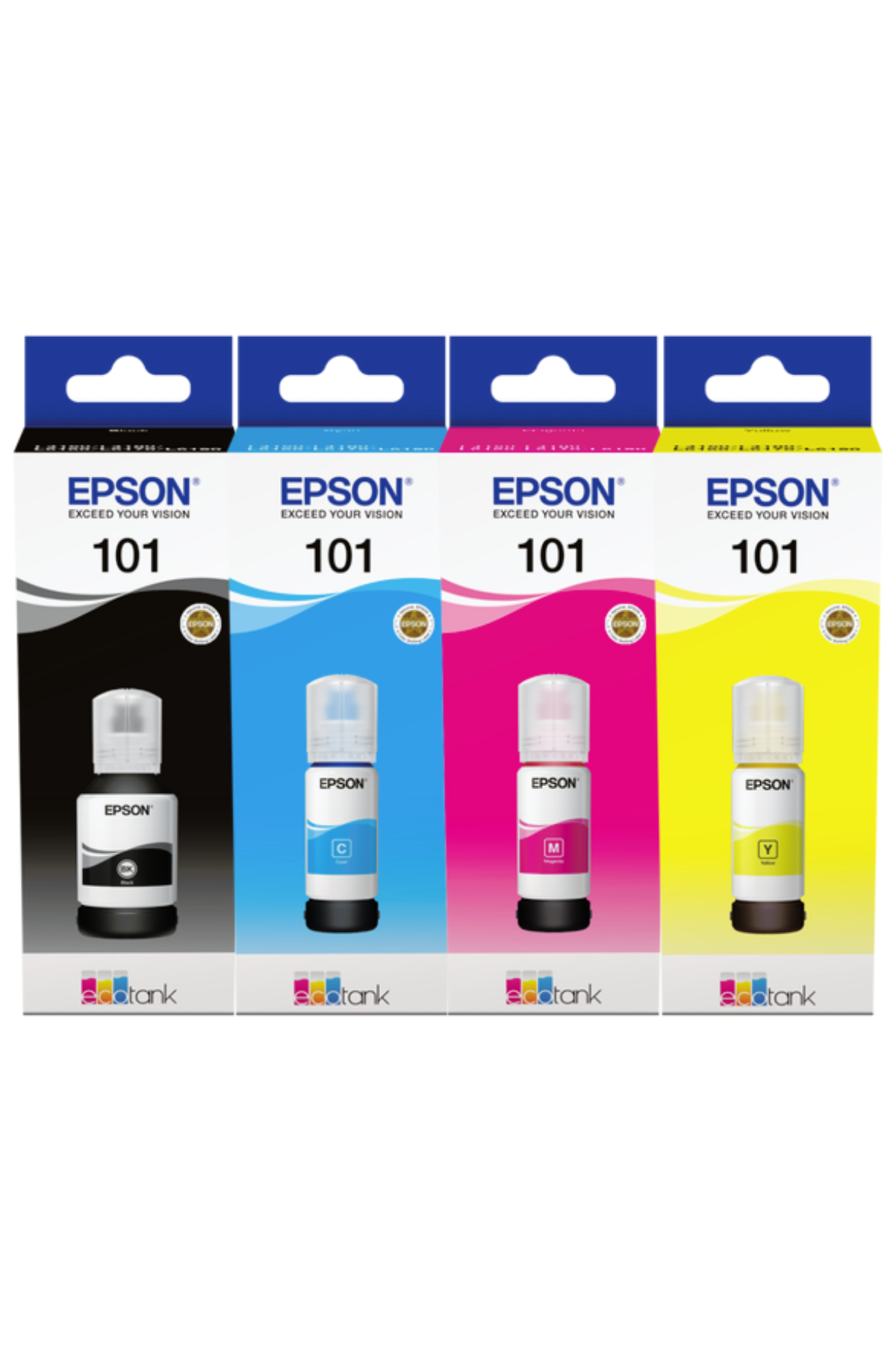 Epson 101 Orijinal 4 Renk Mürekkep Dolum Seti