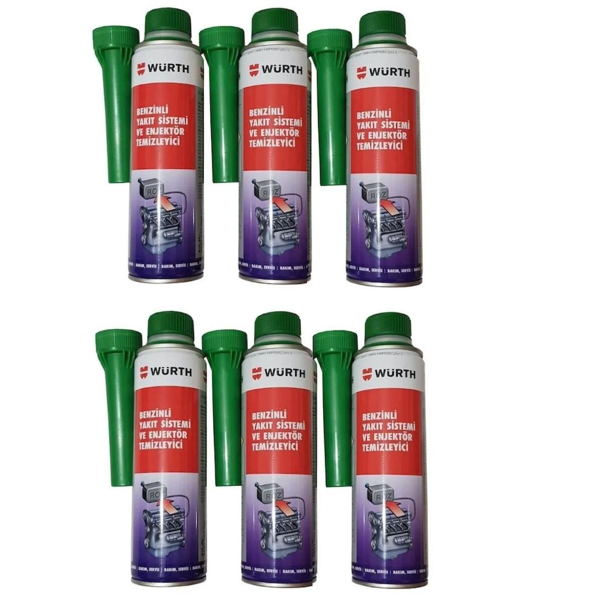 Würth Benzinli Enjektör Temizleyici 300 ml (6 ADET)