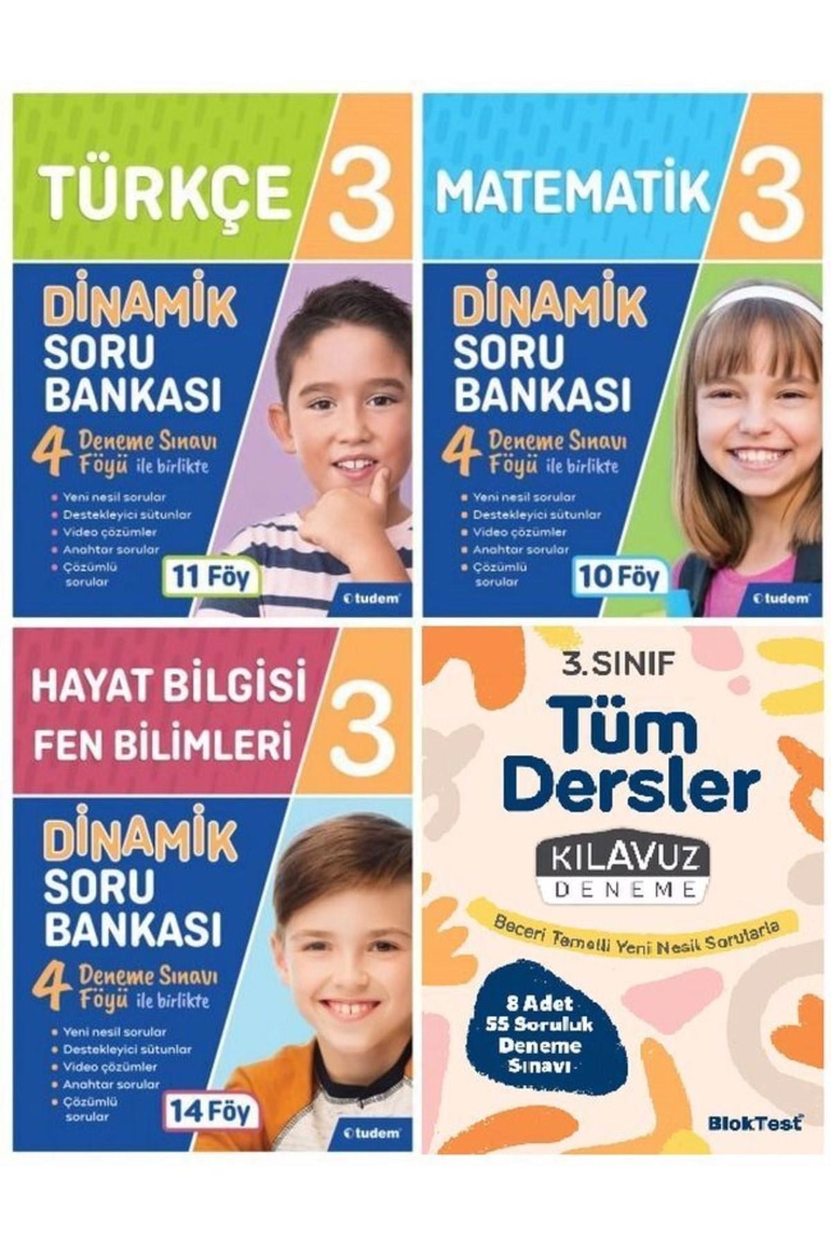 3. Sınıf Dinamik Soru Bankası Ve Tüm Dersler Kılavuz Deneme Seti Tudem Yayınları