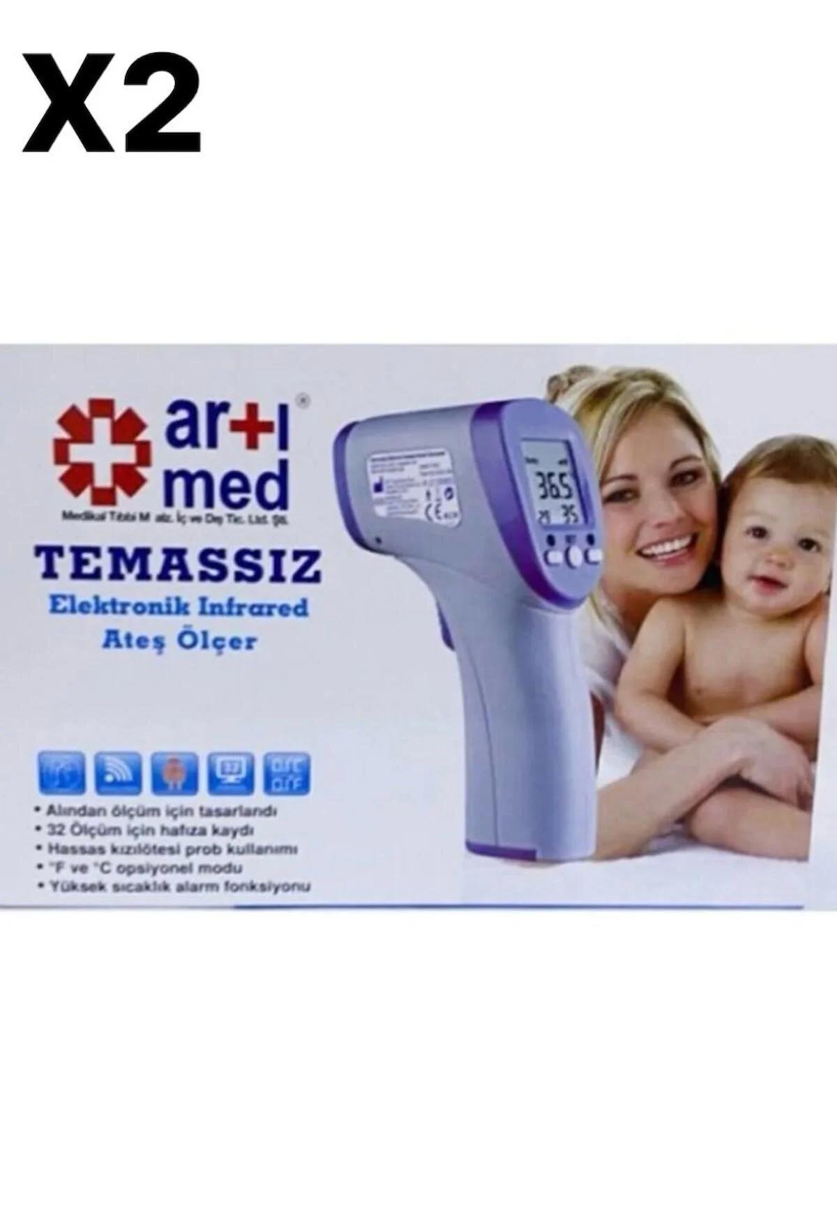 ARTİMED ARTİMED Temassız Elektronik Infrared Ateş Ölçer 2'Lİ SET