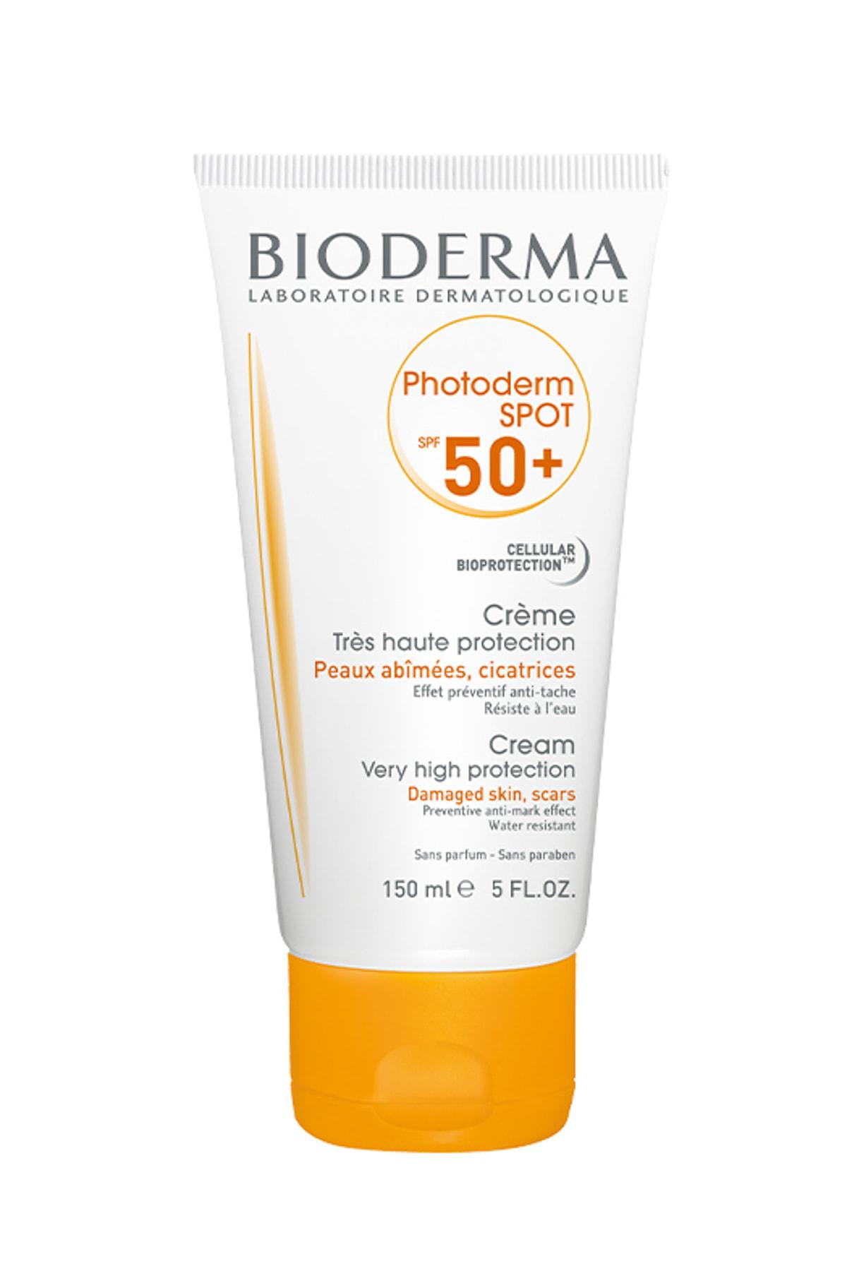 Bioderma Photoderm Spot 50+ Faktör Leke Karşıtı Lekeli Ciltler İçin Renksiz Güneş Koruyucu Krem 150 ml