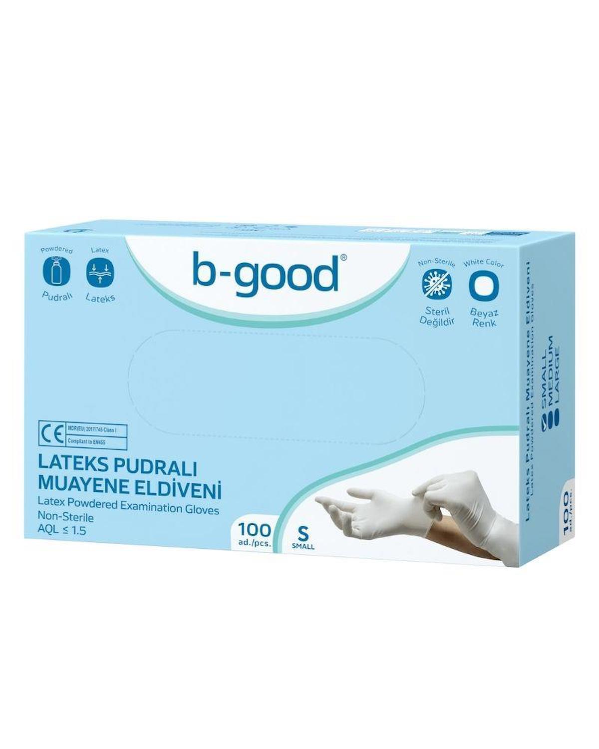 B Good Eldiven Pudralı Small 100'lü