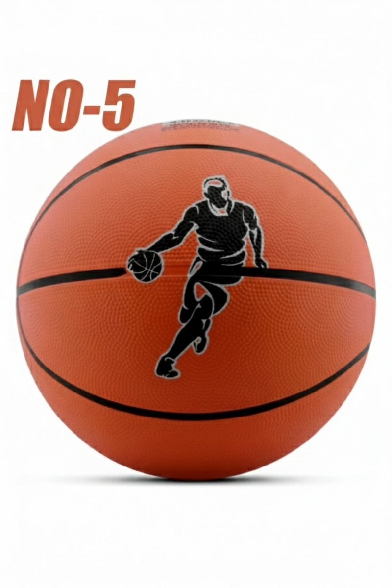 Basketbol Topu Iç Dış Mekan Pompa Hediyeli 5 Numara Turuncu.