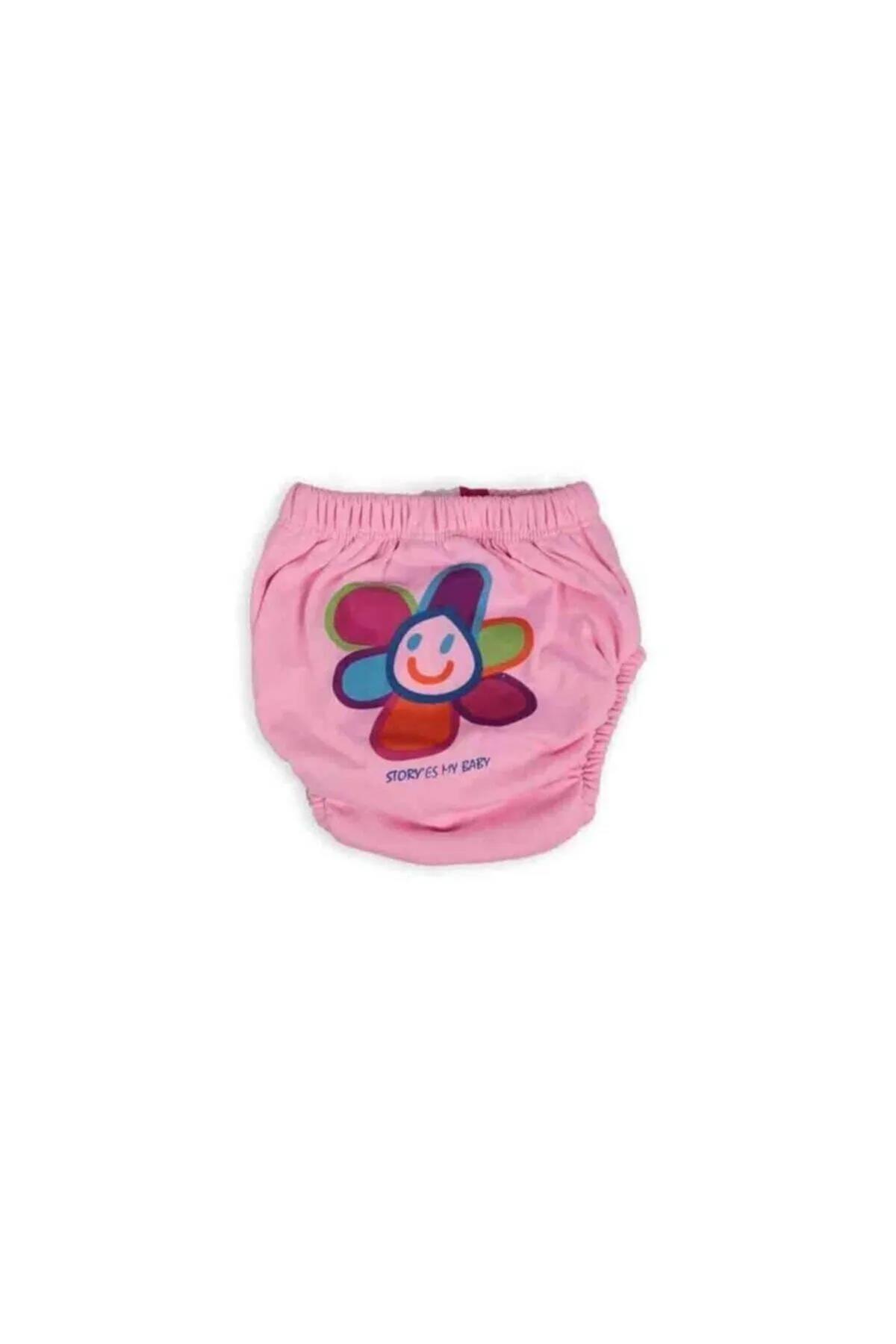 Unisex Pembe Bebek Alıştırma Külodu