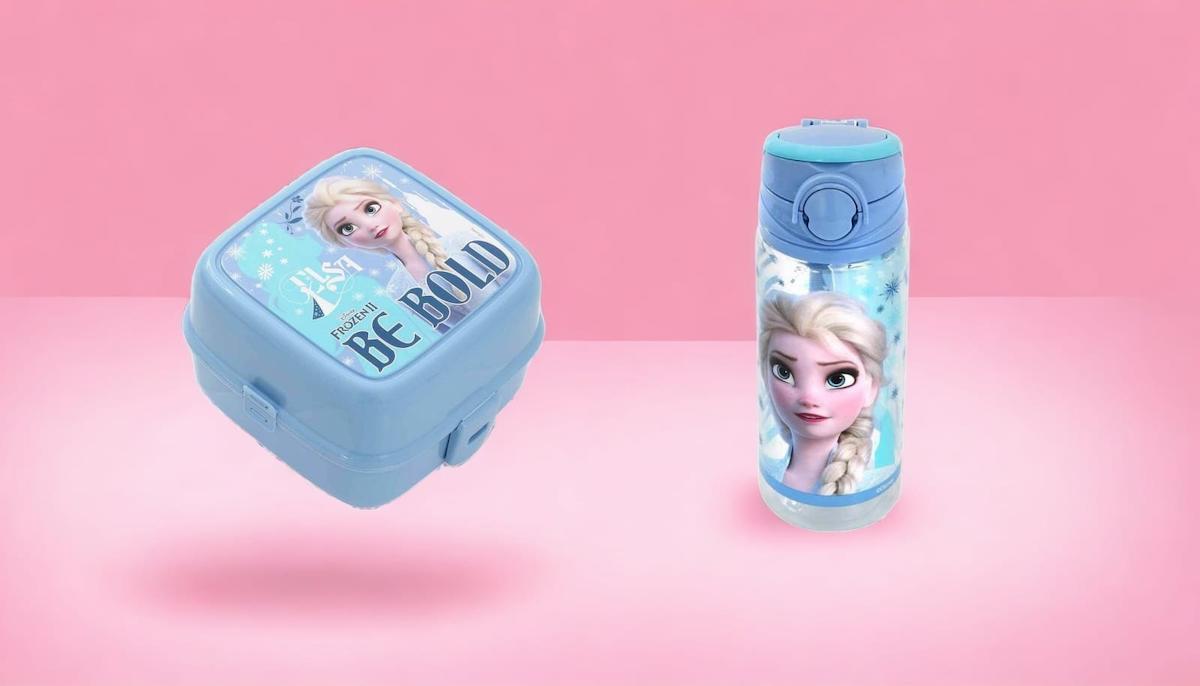 Frozen Be Bold Beslenme Kabı ve Su Matarası SET