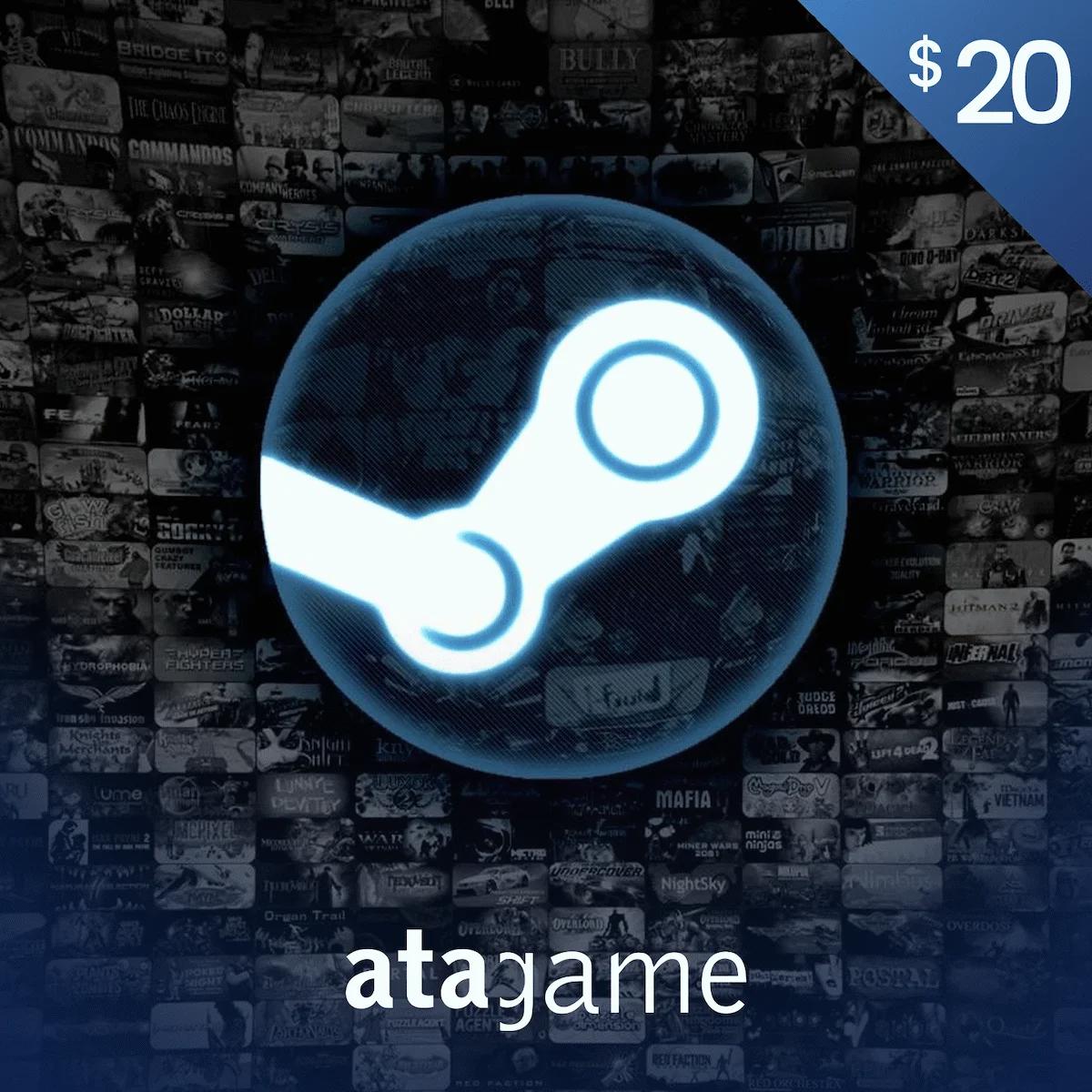 20 USD Steam Cüzdan Kodu