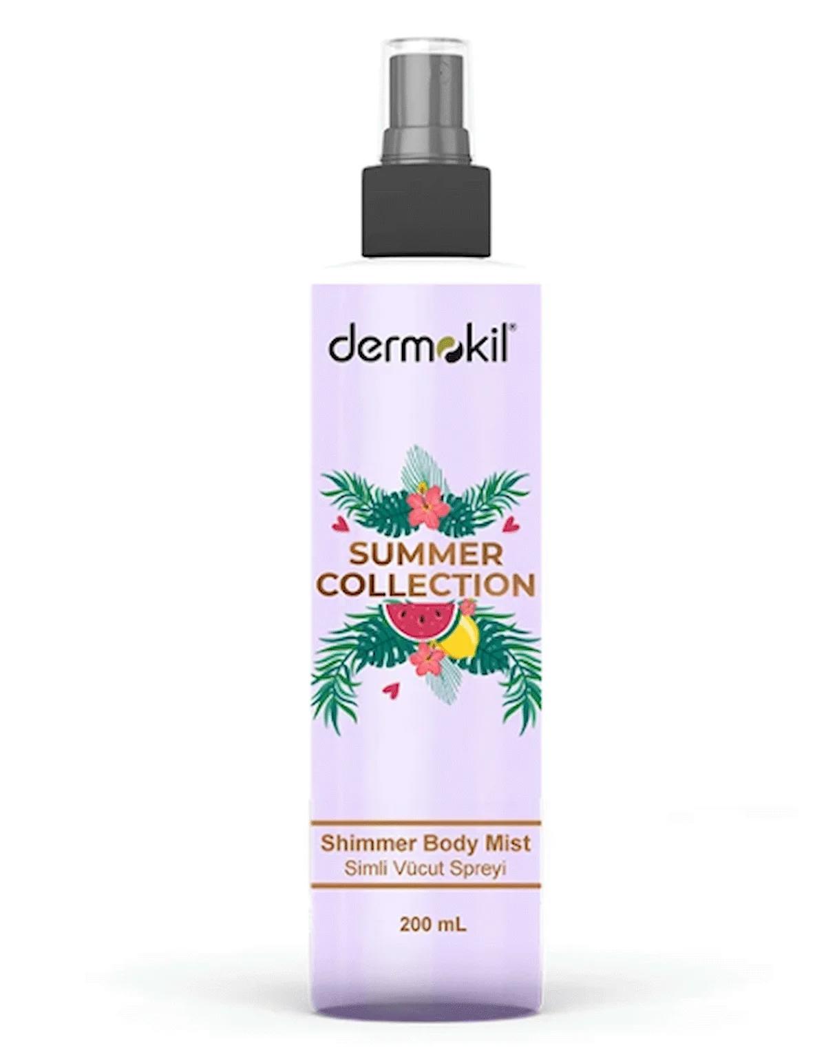 Simli Vücut ve Saç Spreyi Summer Collectıon Shimmer Body Mist 200 ml Tropik Meyve Kokulu