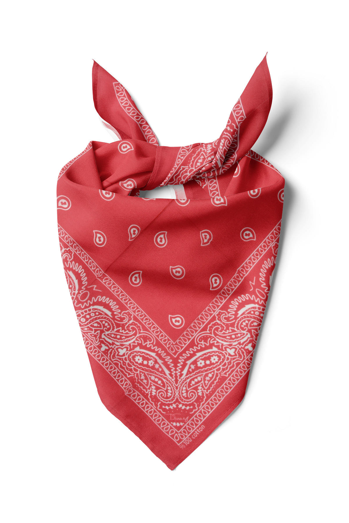 DSCARF TURUNCU ETNİK DESEN HAKİ BANDANA