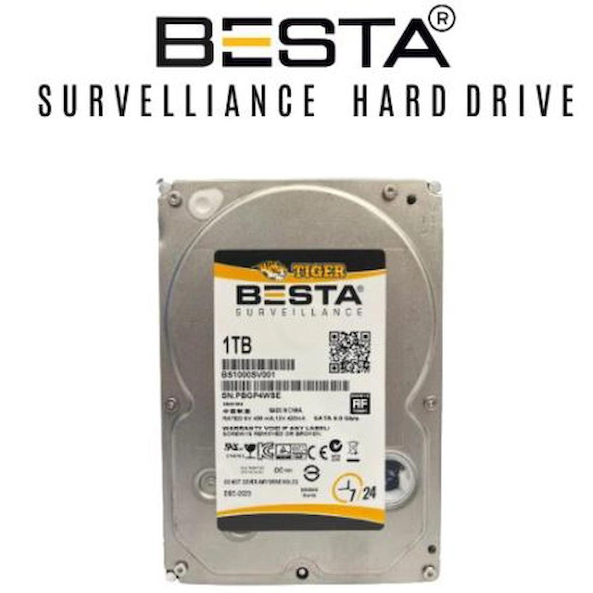 Besta Survelliance 3.5' 1 TB BS1000SV001 Güvenlik Harddisk