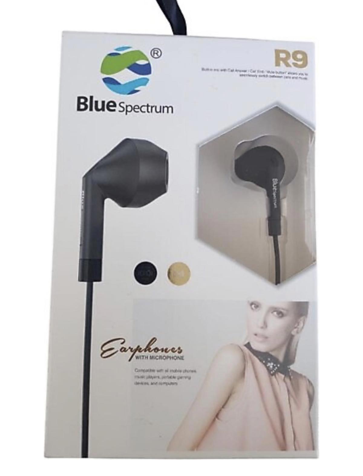 Blue Spectrum R9 Kulak İçi Kulaklık SİYAH