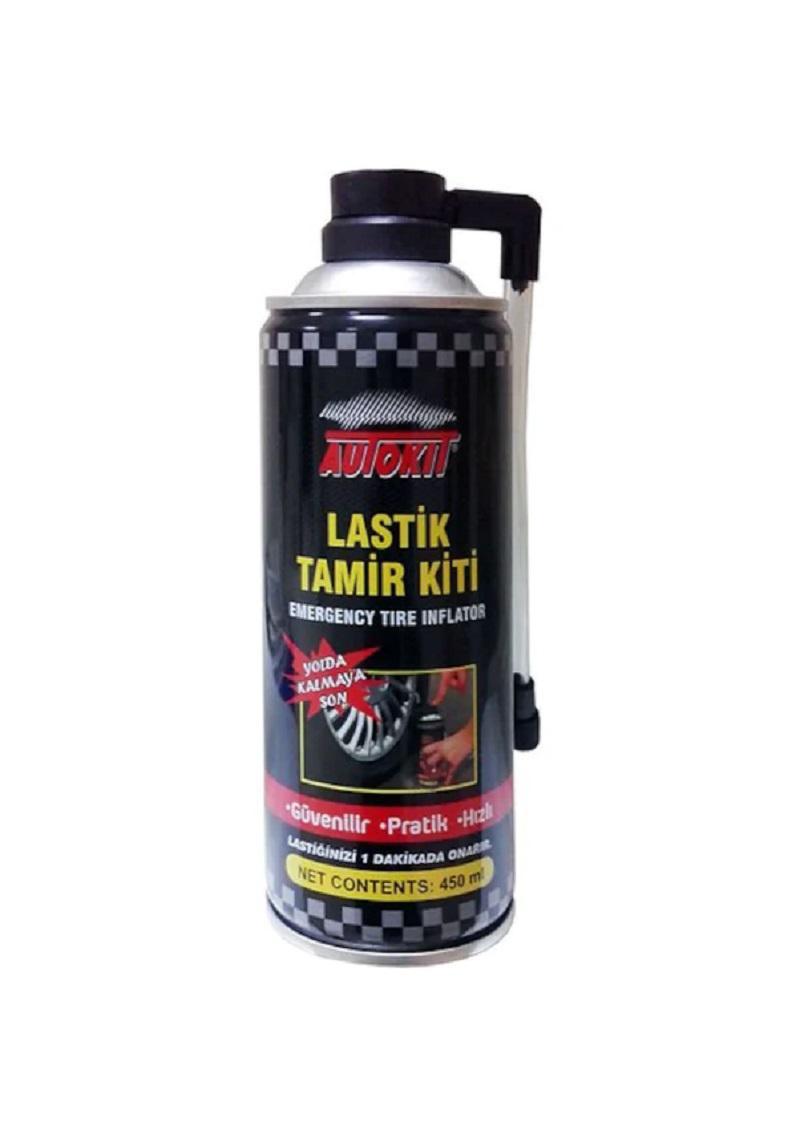 Autokit Lastik Tamir Kiti Acil Lastik Şişirici Sprey 450 ml