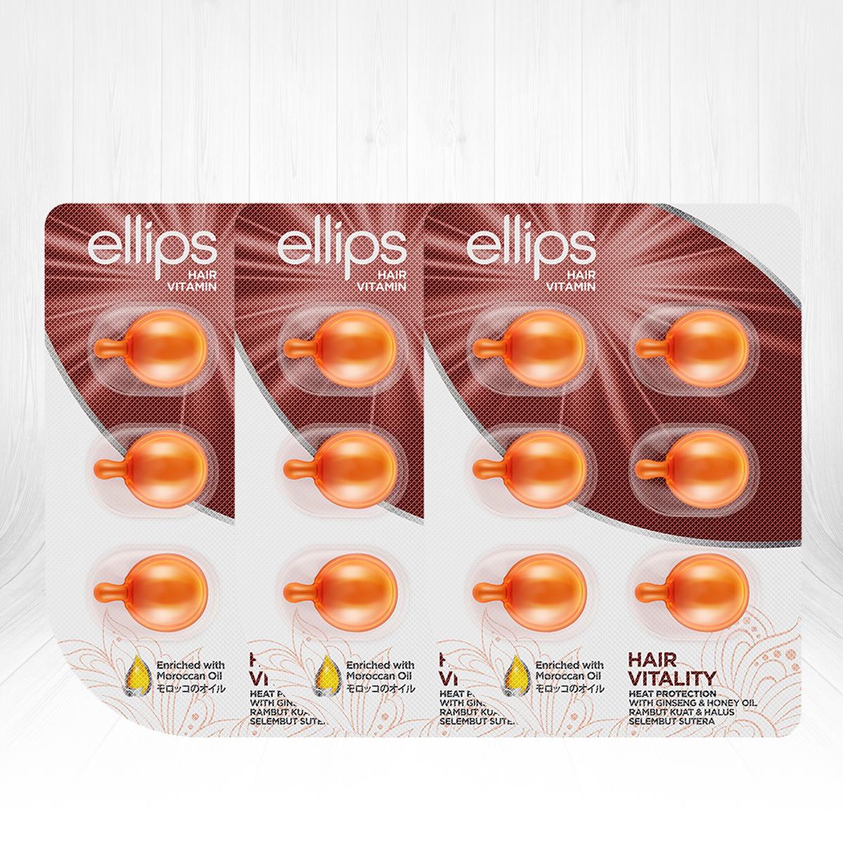 Ellips Hair Vitality Canlandırıcı Saç Vitamini 6 Kapsül 3 Adet