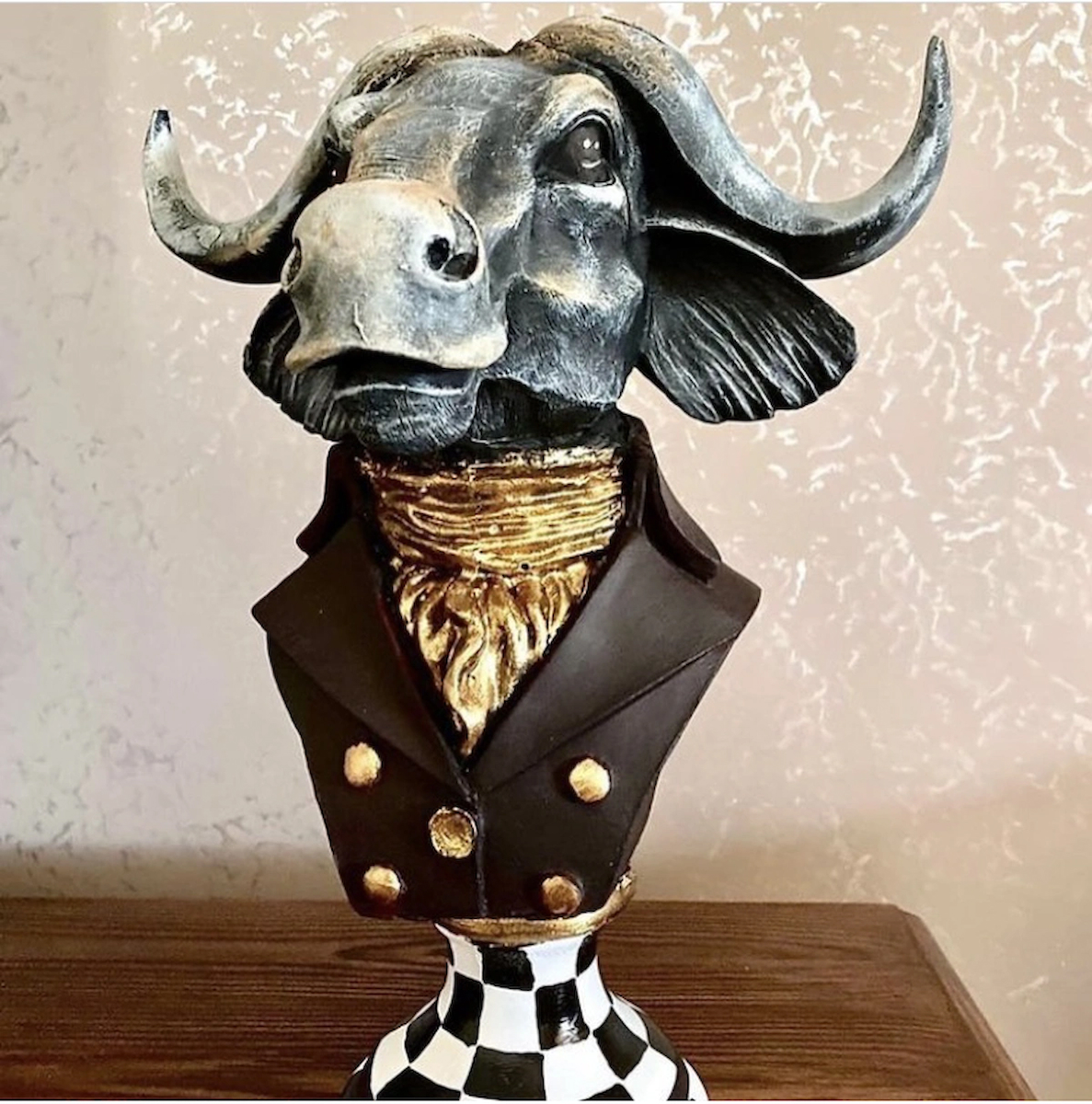 Bay Boga Bust Heykel Biblo Dekor