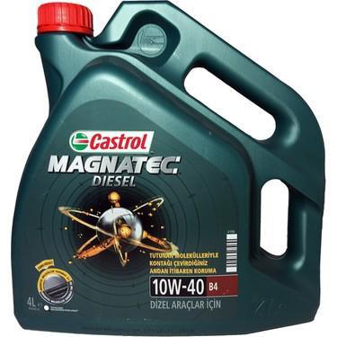 Castrol Magnatec 10W-40 Sentetik 4 lt Dizel Motor Yağı 