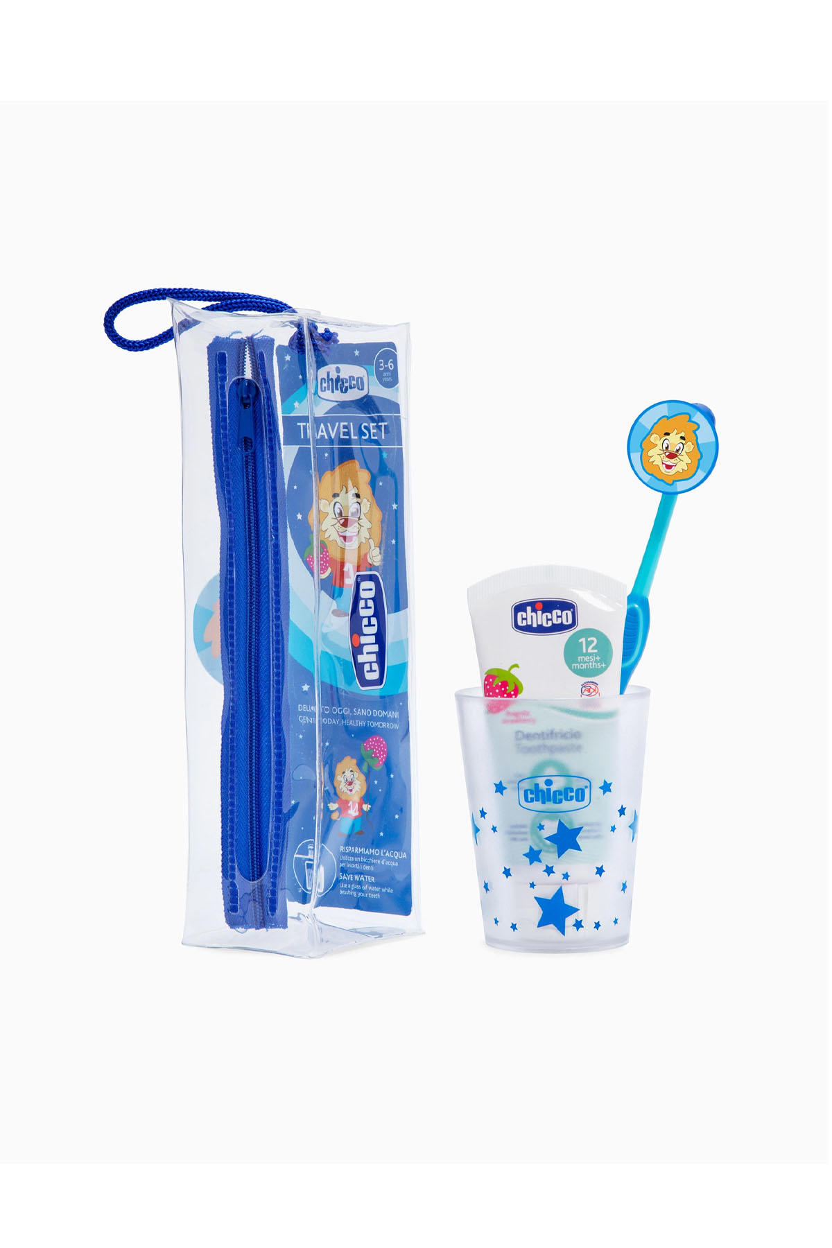 Chicco New Oral Diş Fırçası Seti 36+ Ay Mavi