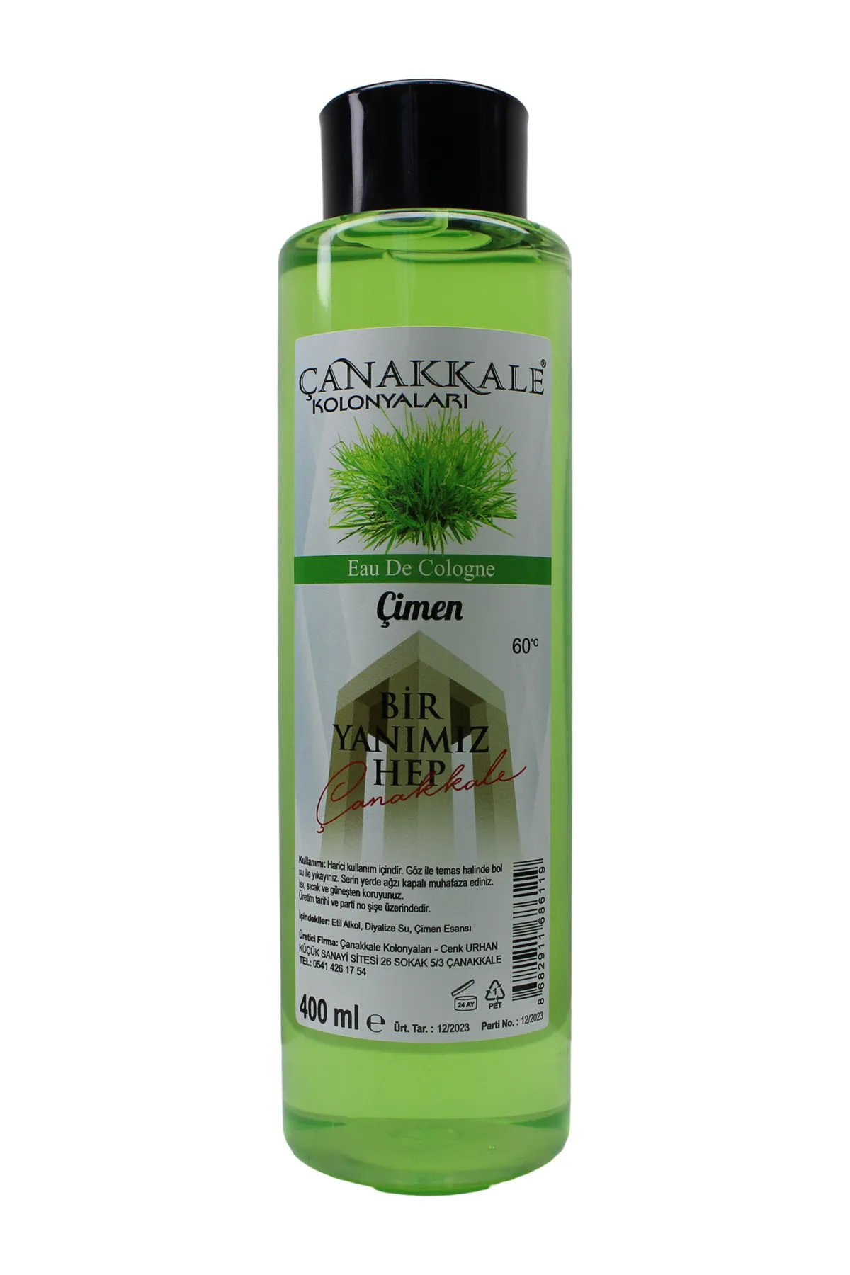 Çimen Kolonyası - 400 ML - (pet Şişe)