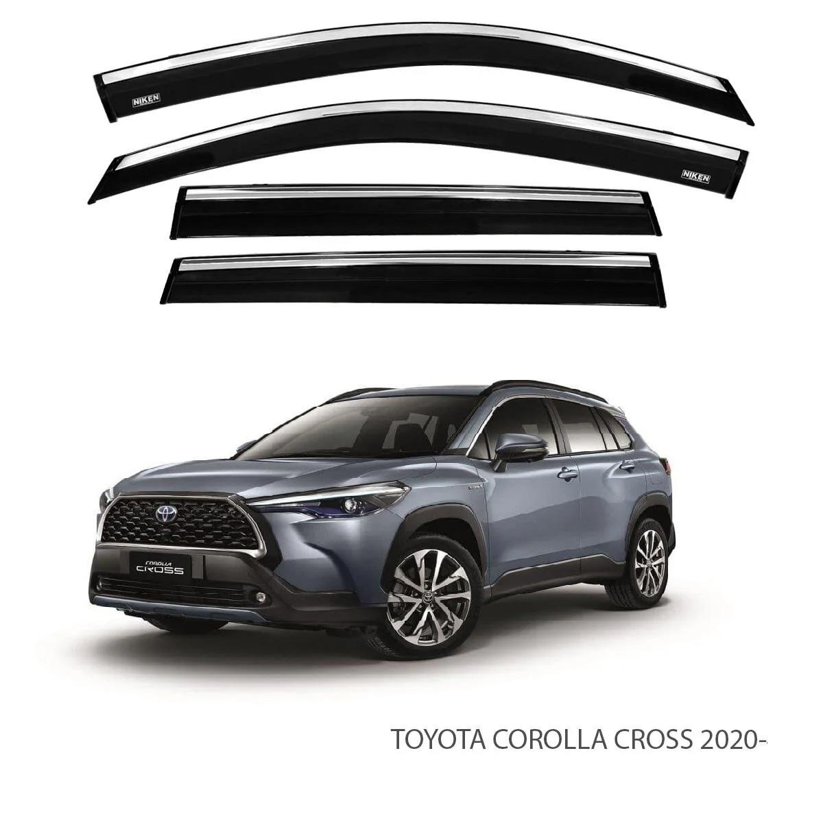 EKİCİLER TOYOTA COROLLA CROSS 2020 SONRASI CROSS KROMLU CAM RÜZGARLIĞI