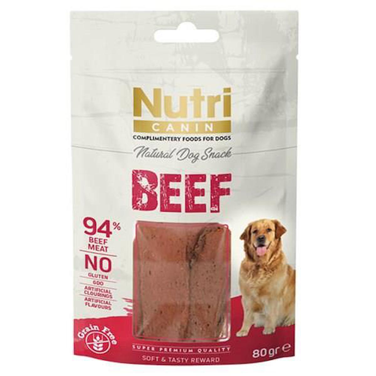 Nutri Canin %94 Sığır Etli Tahılsız Köpek Ödül Maması 80gr