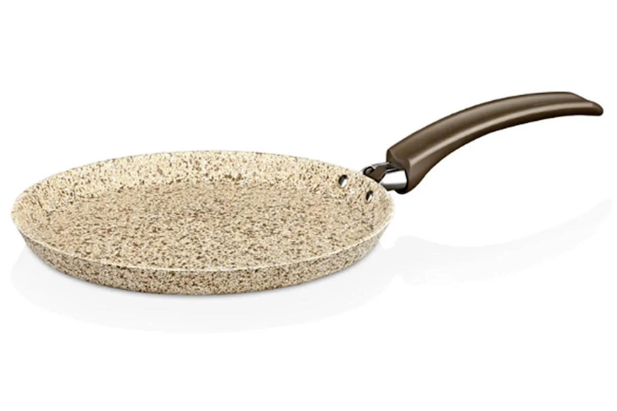 FALEZ Creamy 24 cm Granit Krep Tavası