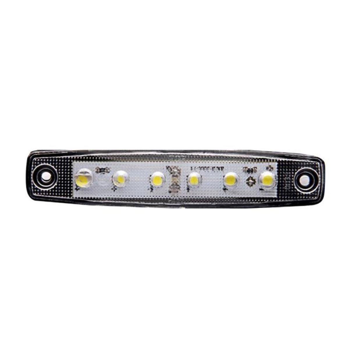 Carmind 6 Led Parmak Lamba Beyaz 12-24V (1 Adet)