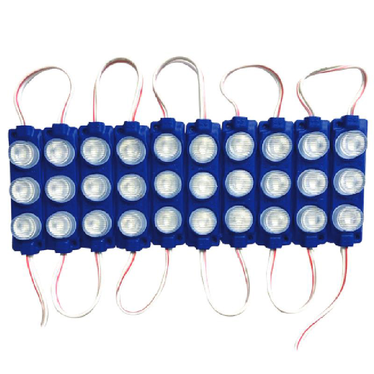 Parmak Led Mavi 10-lu 12V