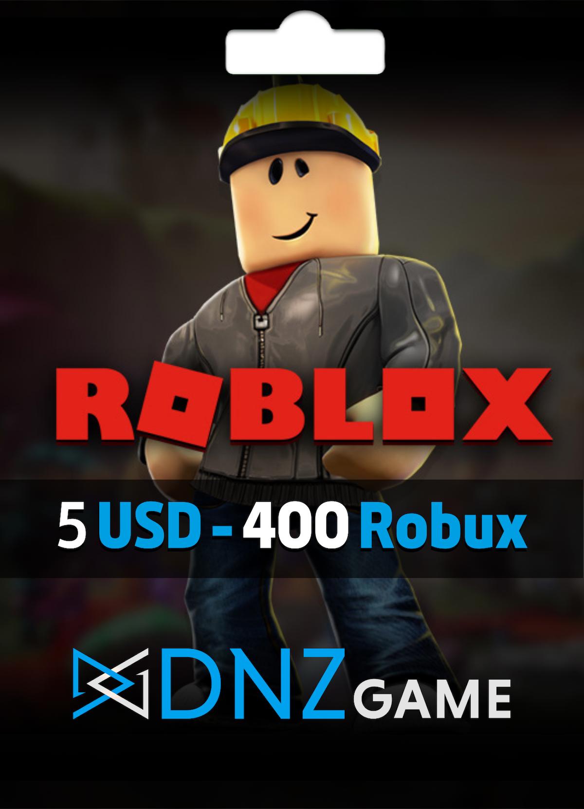 Roblox Gift Card 5 USD 400 Robux