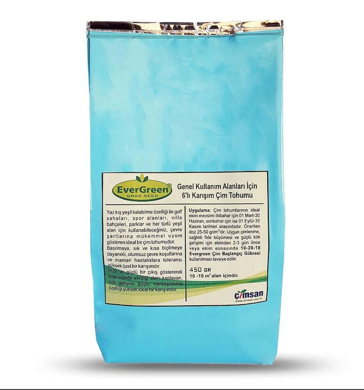 Evergreen 6'lı Karışım Çim Tohumu 450 gr