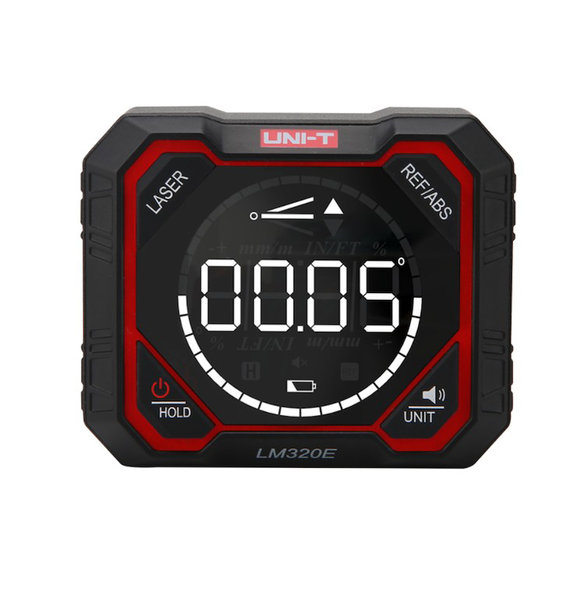 Uni-T LM320E Dijital Açı Ölçer - Çift Lazer Hizalama 