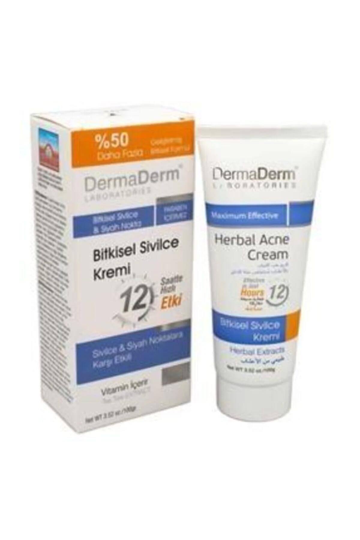 Dermaderm Bitkisel Sivilce Kremi 100 Gr