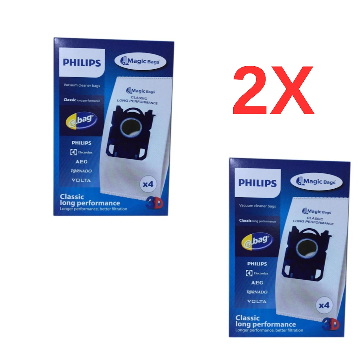 Philips 3000 Series Xd3110/09 900 W 2 ADET Toz Torbası