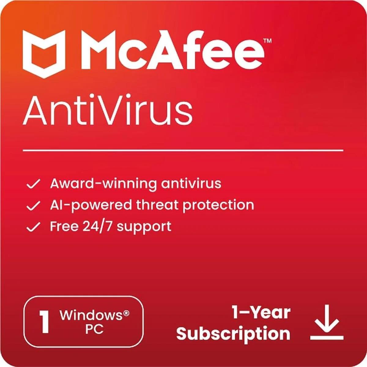 Mcafee Antivirus 1 Cihaz 3 Yıl - Mcafee Offical Key