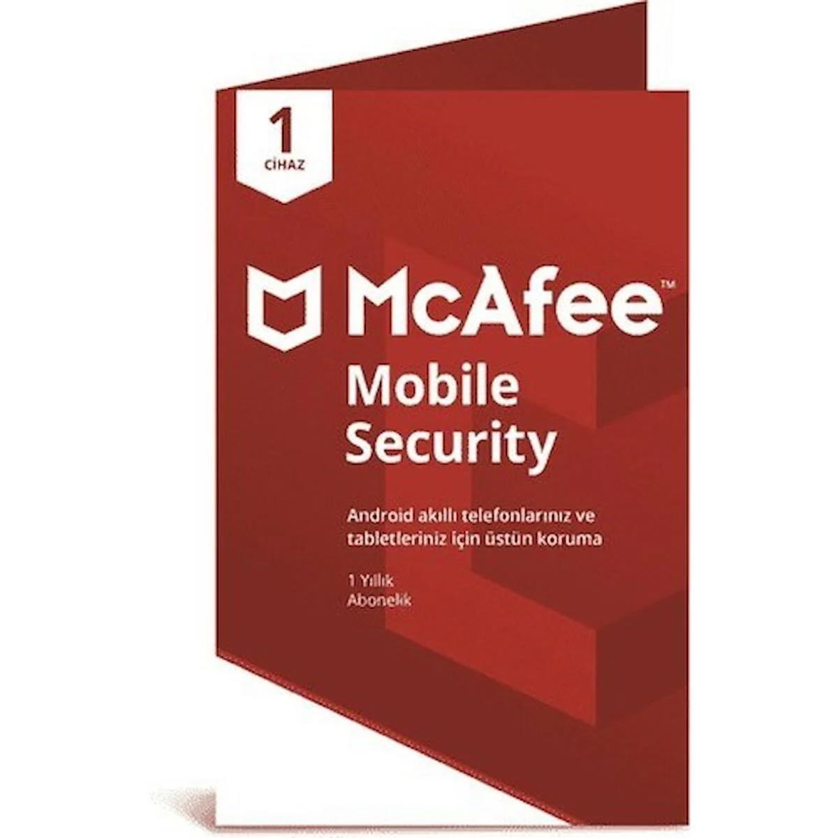 McAfee Mobile Security Premium For Android - 1 Cihaz 1 Yıl McAfee Offical Key