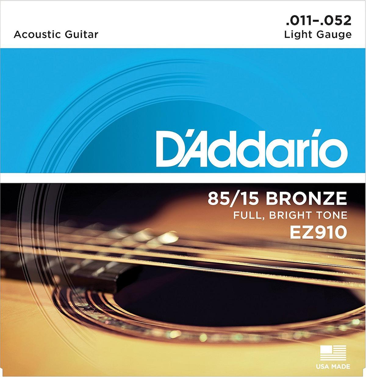 D'addario Ez910 Light 11-52 Akustik Gitar Teli