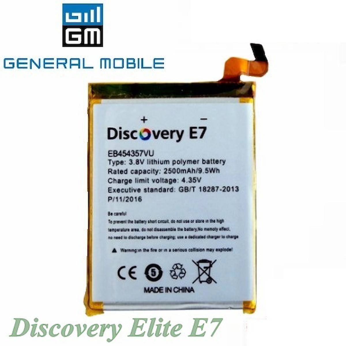 Discovery Elite E7 Batarya E7 Uyumlu Batarya