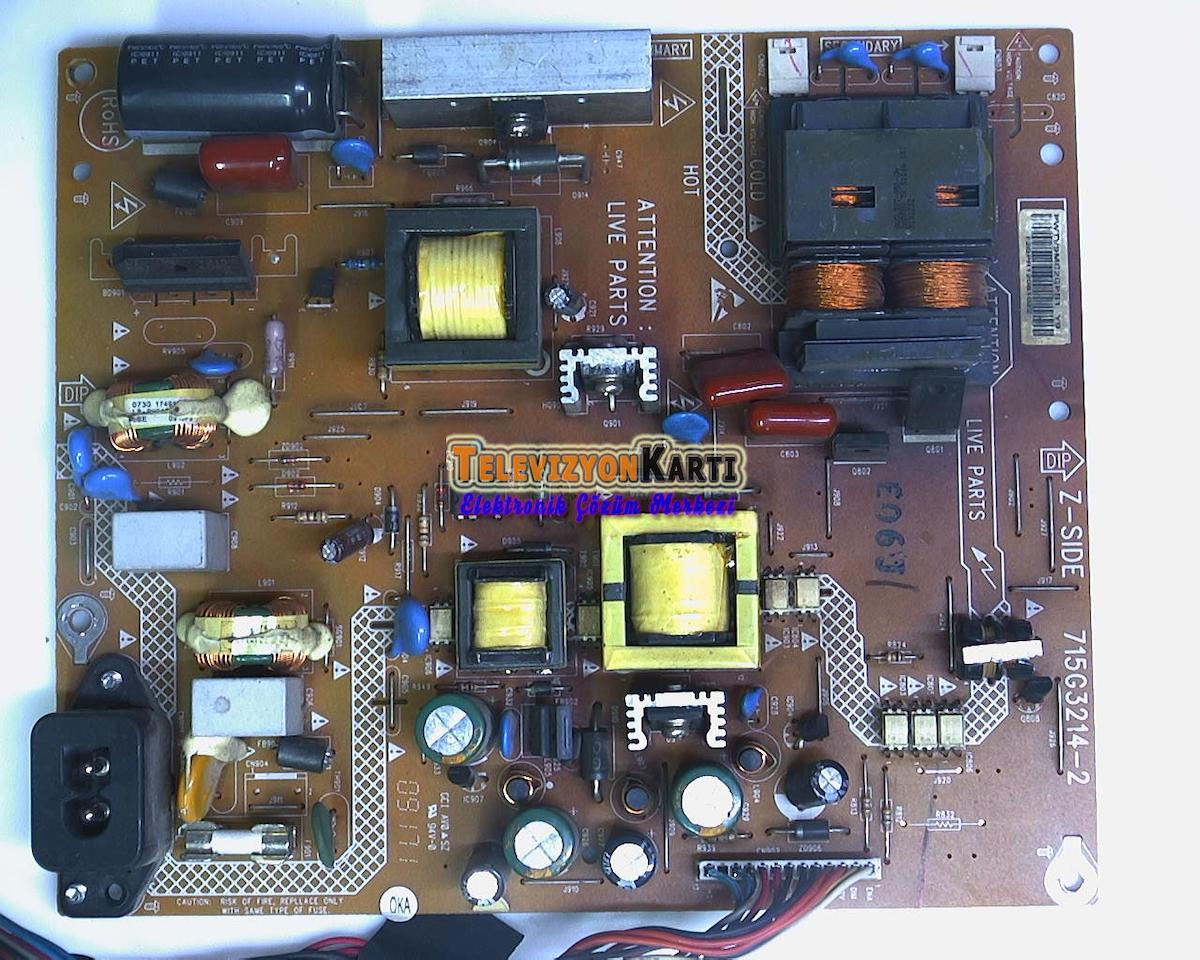 715G3214-2 , Philips , 32PFL3614 , POWER BOARD, BESLEME KARTI