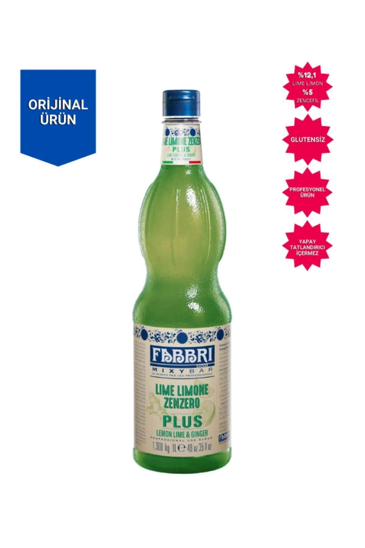 Lime Limon ve Zencefil Şurubu (1304 ml)