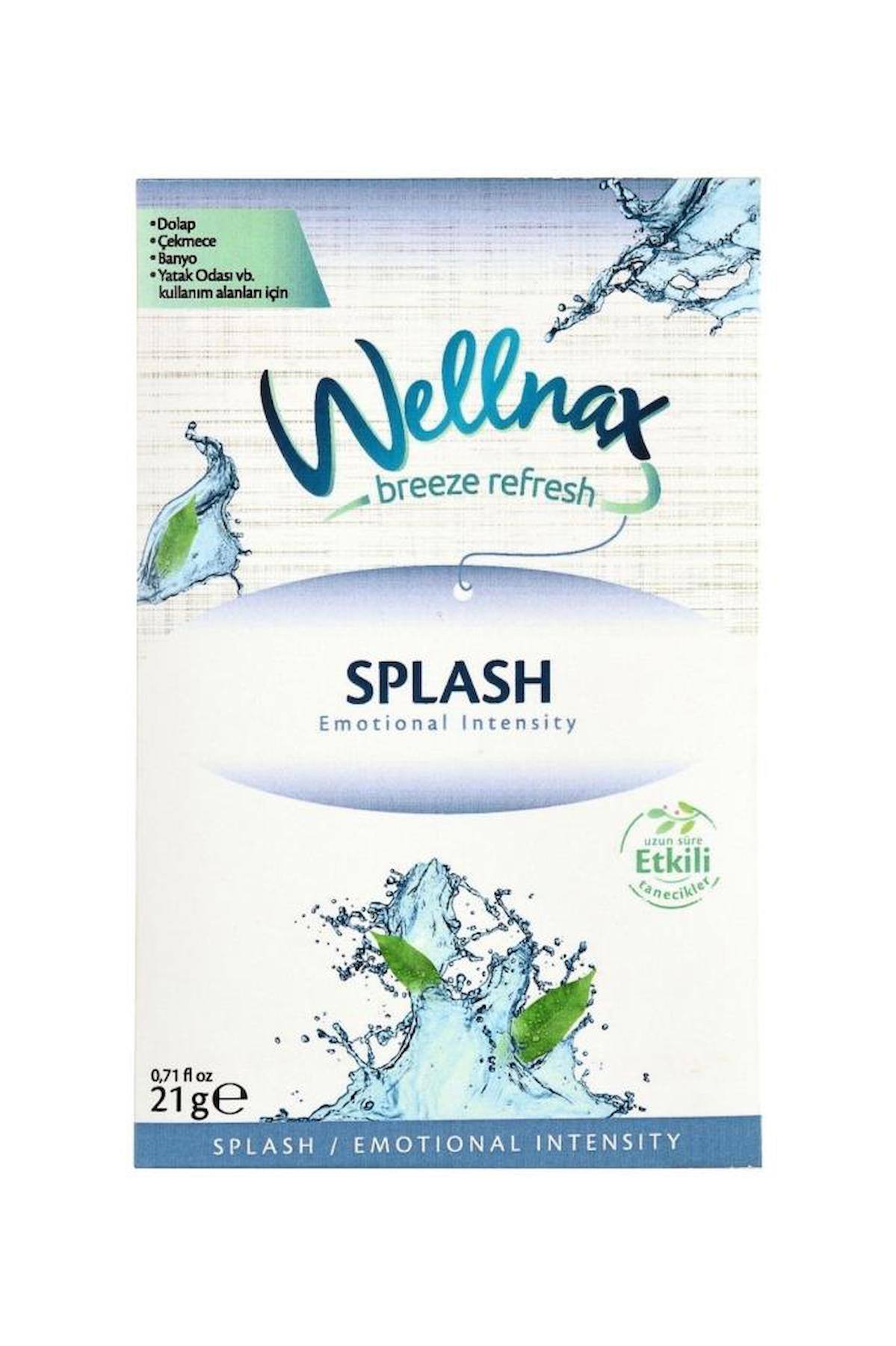 Wellnax breeze refresh Dolap Ve Çekmece Kokusu Splash Etkisi Kesesi 