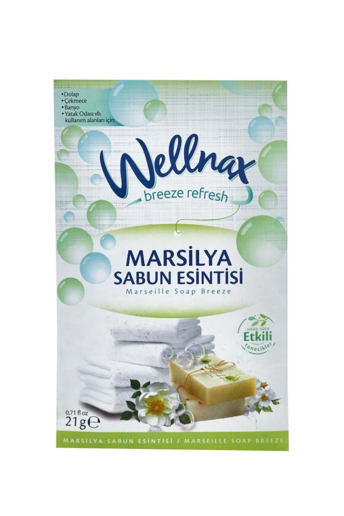 Wellnax breeze refresh Dolap Ve Çekmece Kokusu Marsilya Sabun Esintisi Kesesi 