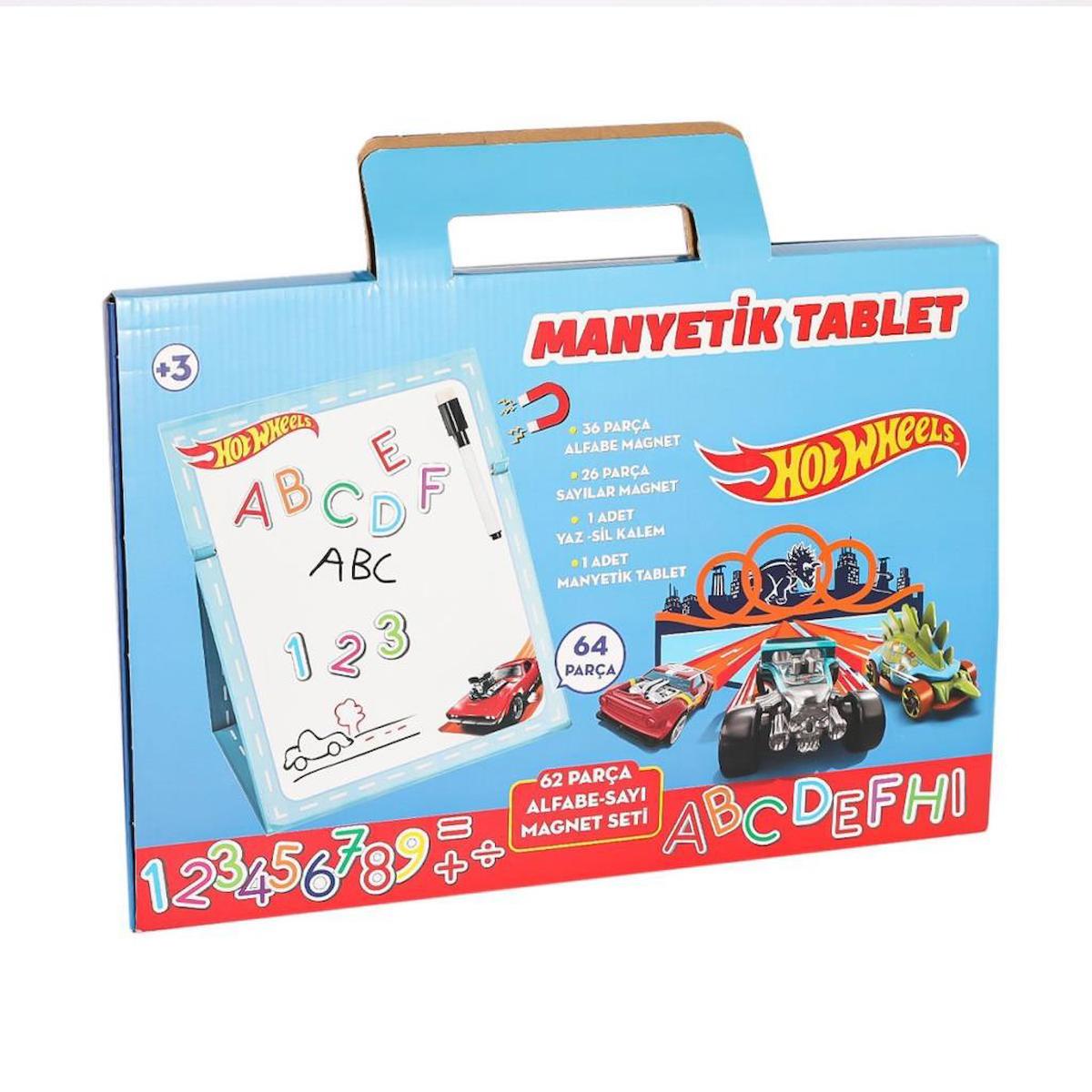 TWOX 2236 Hot Wheels Manyetik Tablet 64 Parça -Dıytoy