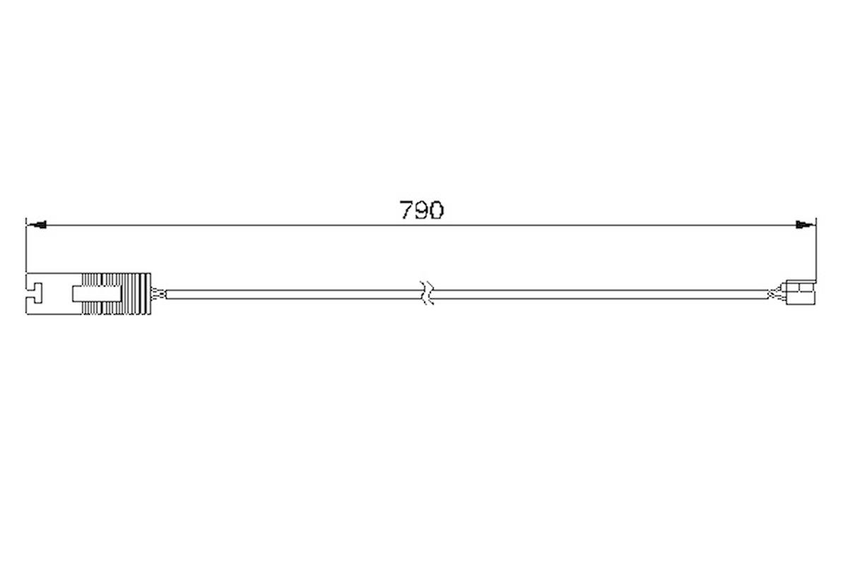 Disk balata ikaz kablosu, arka, 790 mm--1987474926--3-Serie