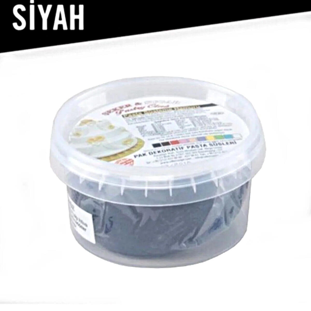 Şeker Sugar Şeker Hamuru Siyah (200 G)