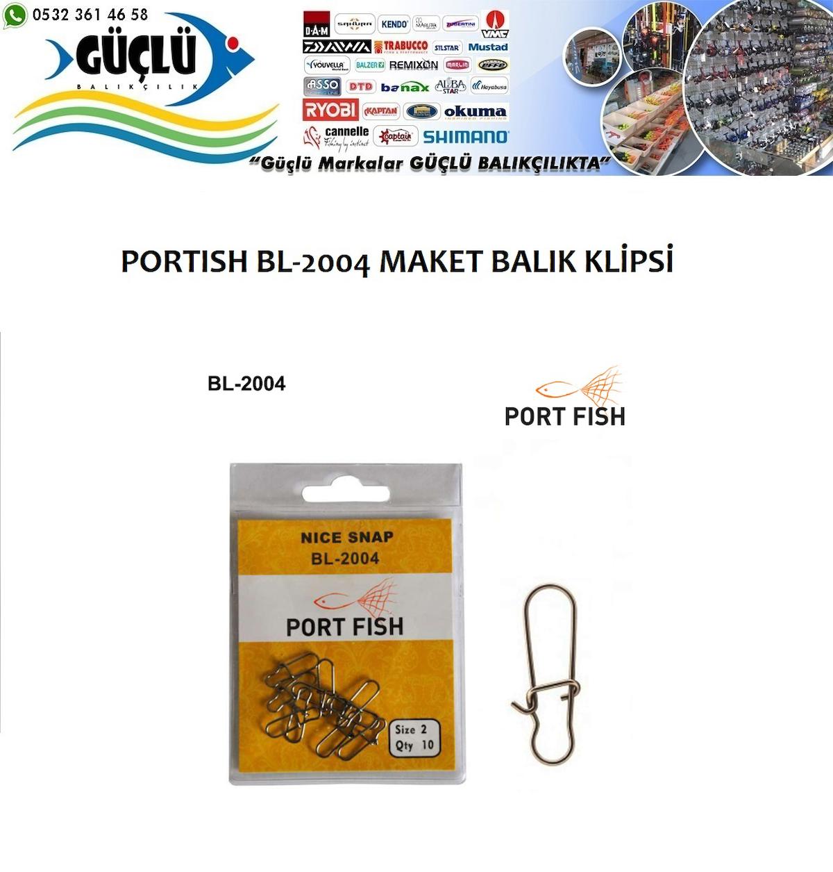 RAPALA KLİPSİ, MAKET BALIK KLİPSİ PORTFİSH BL-2004 NO:00