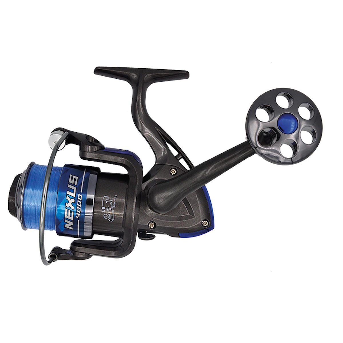 Portfish Nexus Pro 4000 Olta Makinası 2+1bb Metal Kafa MAVİ