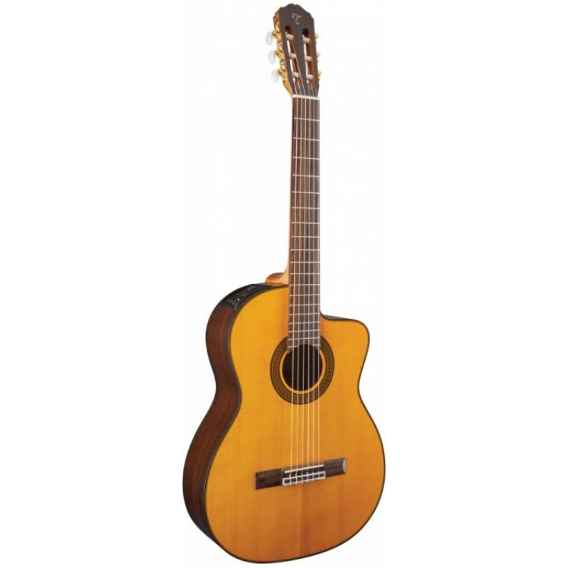 TAKAMINE GC5CE NAT CLASSIC GUITARS Classic CUTAWAY SOLID SPRUCE TOP ROSEWOOD BACK & SIDES TP-4T PREAMP