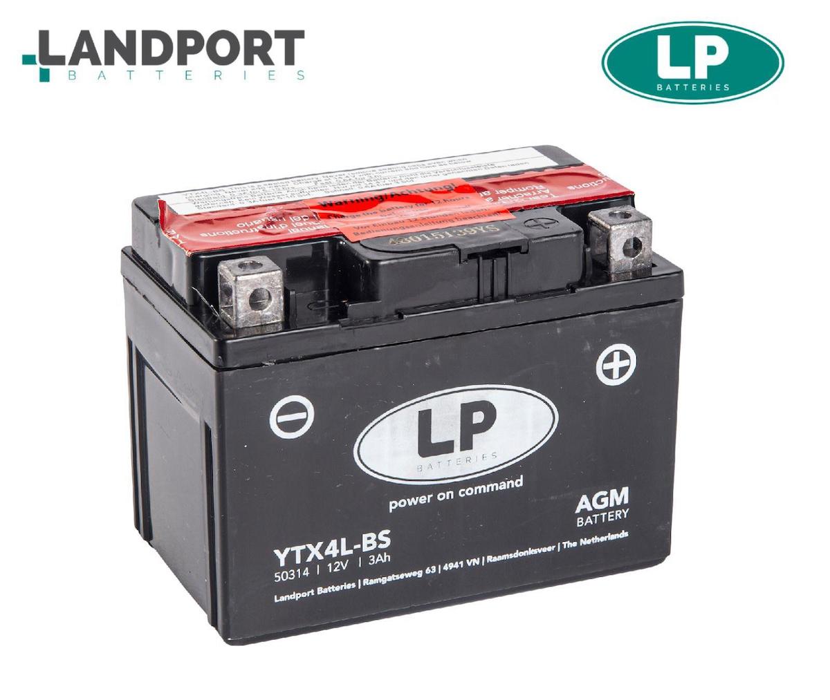 LP (LANDPORT) AGM AKÜ (YTX4L-BS)