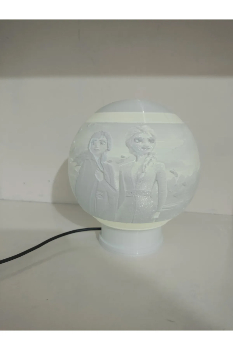 Buzlar Ülkesi Elsa gece lambası