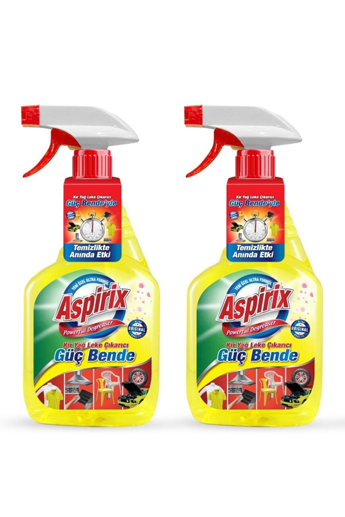 Aspirix Güç Bende 2x1 lt Mutfak ve Banyo Temizleyici Sprey