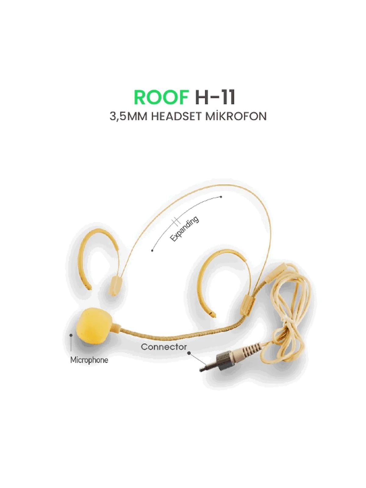 Roof H-11 HEADSET MİKROFON