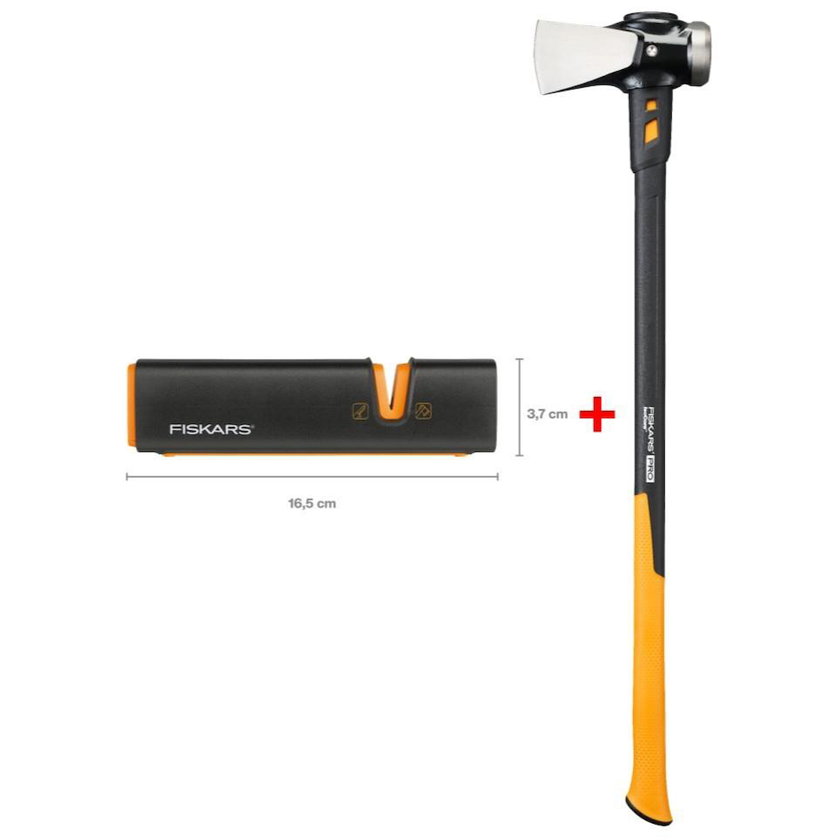 Fiskars Yarma ve Vurma Baltası Xxl 8lb/36 + Balta ve Bıçak Bileyici